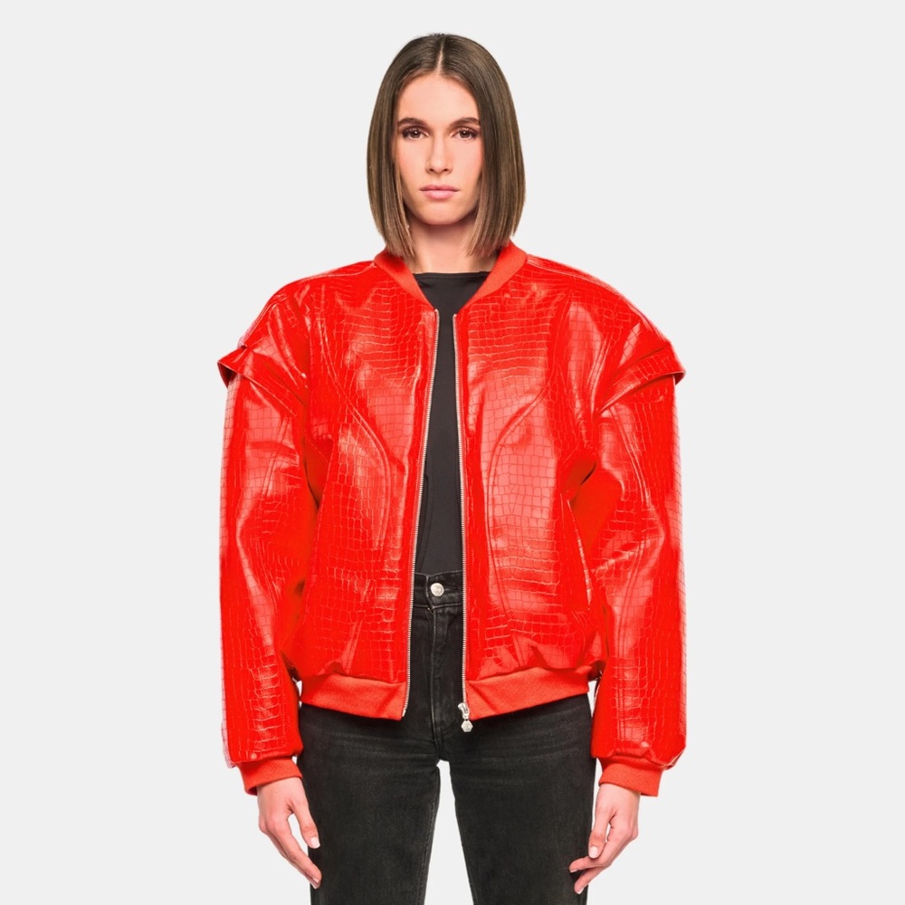 Scandi Brand OW Collection Croc Bomber Jacket